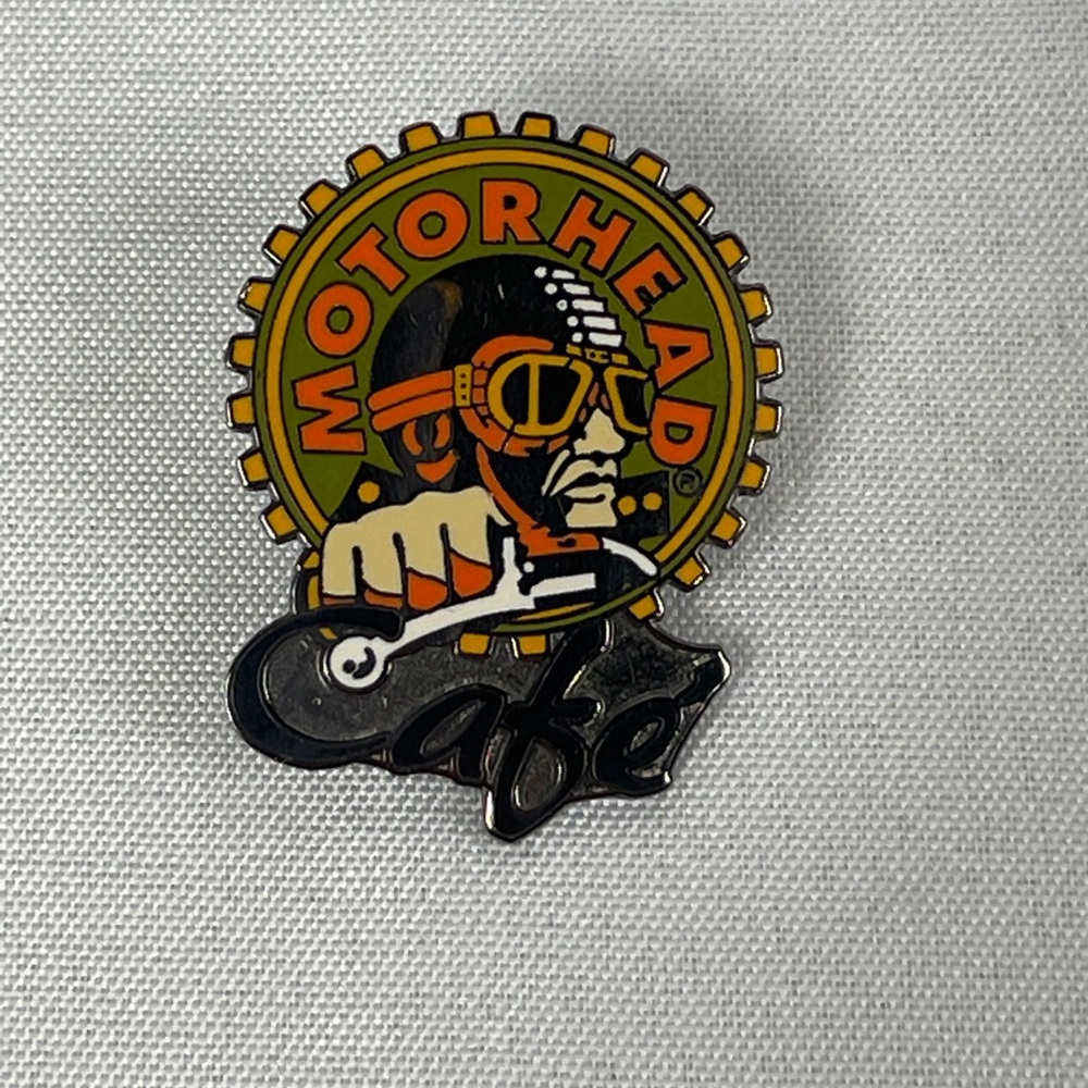 Rare Find MOTORHEAD Cafe Enamel Hard Rock Heavy Metal Hat Lapel Pin Pinb…